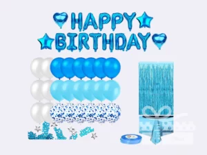 Blue Birthday Balloons