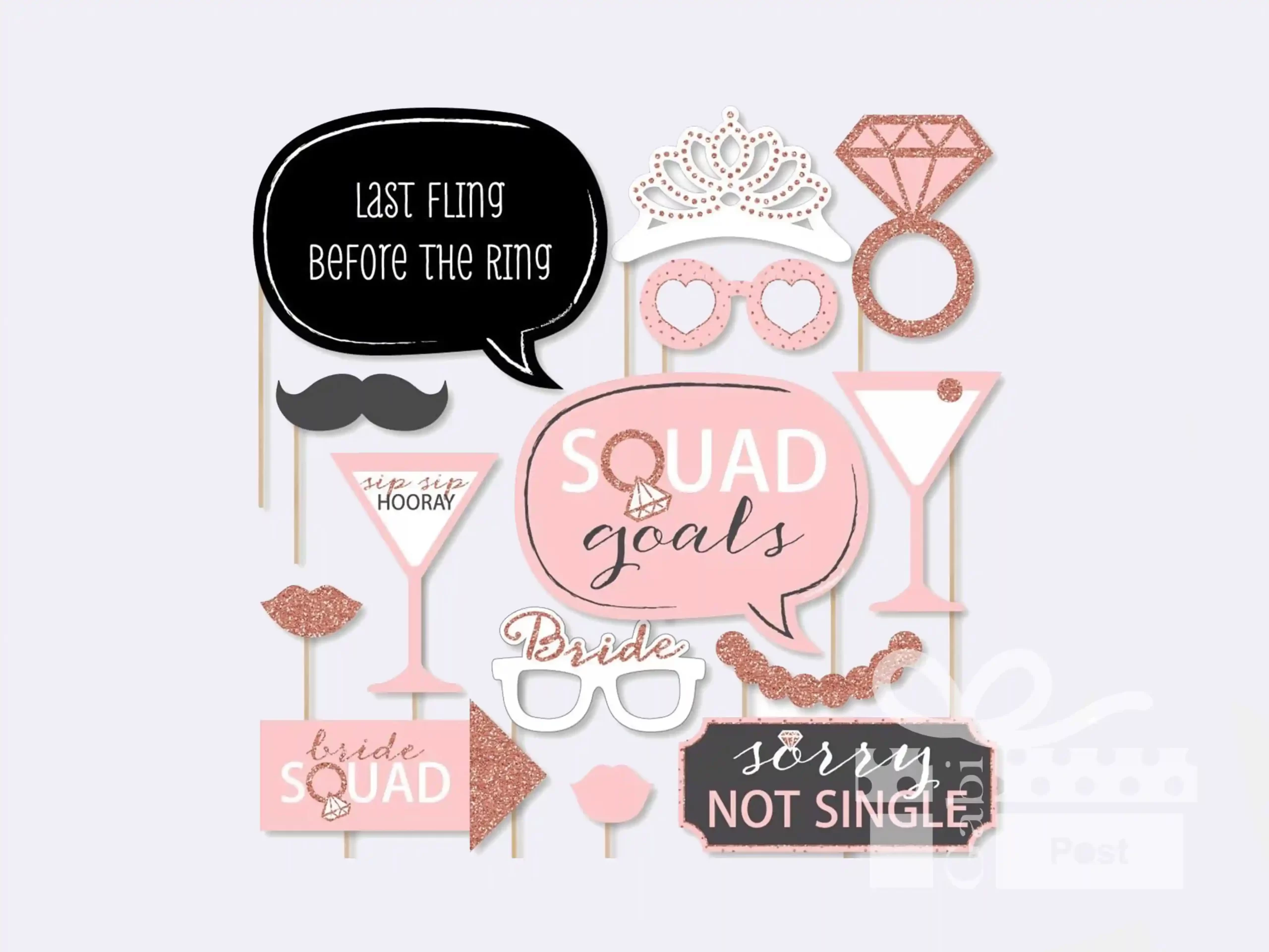 Hen Party Photo Booth Props Gabipost 9693